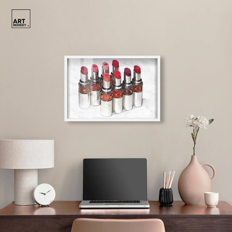 Doll Memories - Lipsticks 22 Shadowbox by Art Remedy