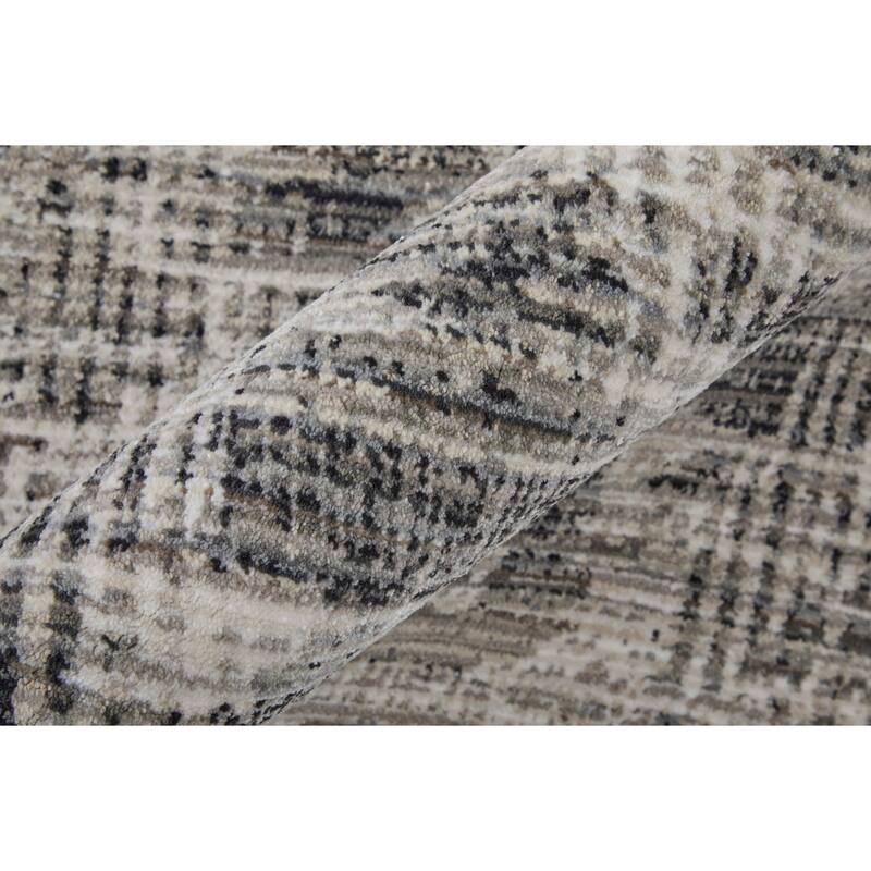 Grand Bazaar Maxin Machine Made Abstract Modern Area Rug