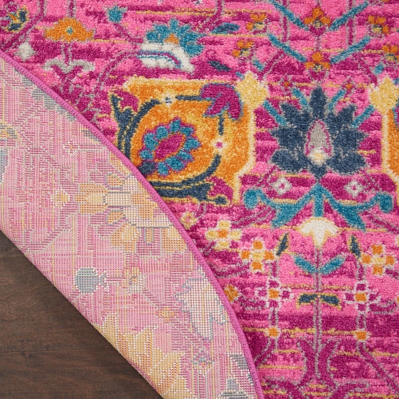 Nourison Passion Boho French Country Floral Area Rug.