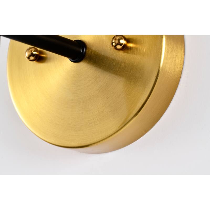 Solaya Single Light Wall Sconces Brass Finished