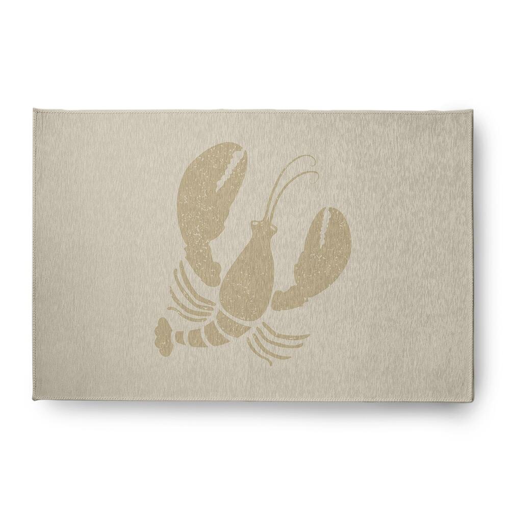 Lobster Nautical Indoor/Outdoor Rug