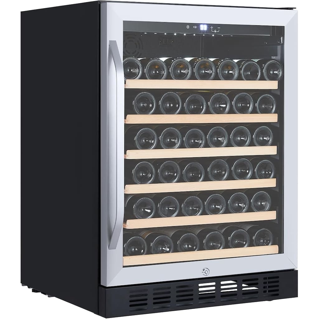24 Inch Wine Refrigerator 46 Bottle LED Touch Screen
