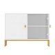 preview thumbnail 36 of 46, Clihome 40-inch Two Door Glossy Media Storage Cabinet/Buffet