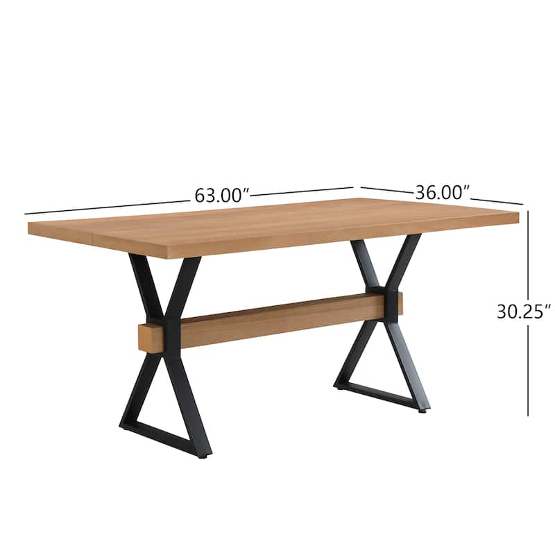Christopher Knight Home - Carter Rubber Wood Dining Table