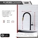 preview thumbnail 26 of 71, Single Handle Pull-Down Sprayer Kitchen Faucet K-141 - Height: 17.25" Spout H: 9" Spout R: 9"