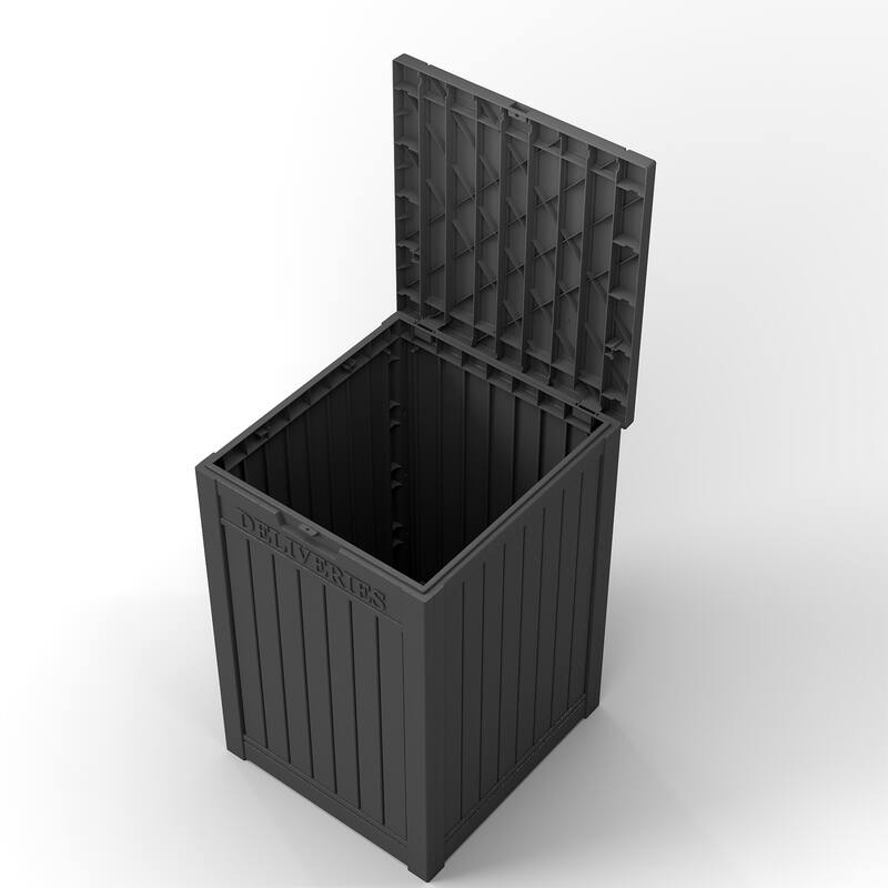 Outdoor Package Delivery Box 31 Gallon Resin Locking Security Storage Boxes