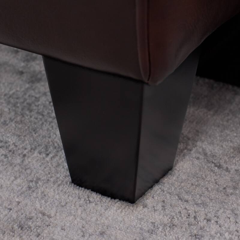 Serta Palisades Upholstered 61" Sofas for Living Room Modern Design Couch, Straight Arms, Tool-Free Assembly