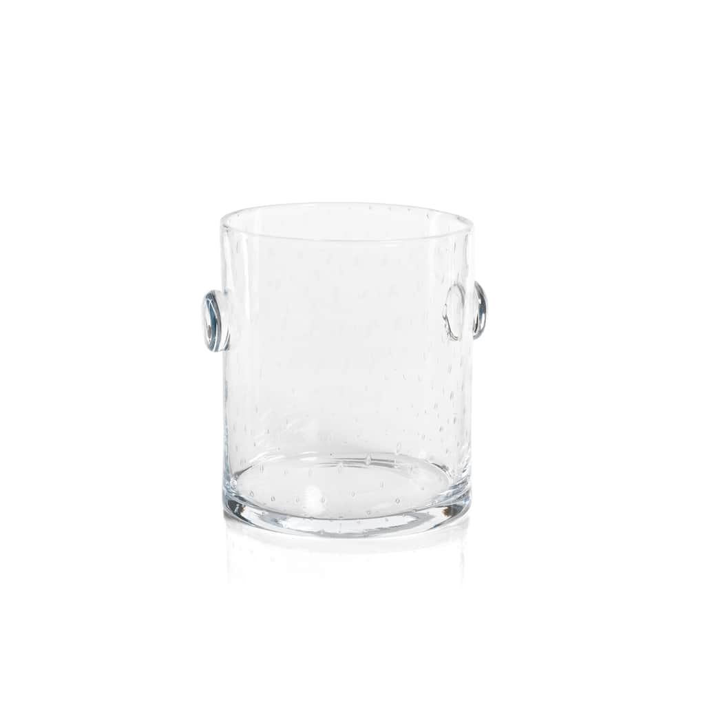 Lagoon Bubbled Glass Ice Bucket
