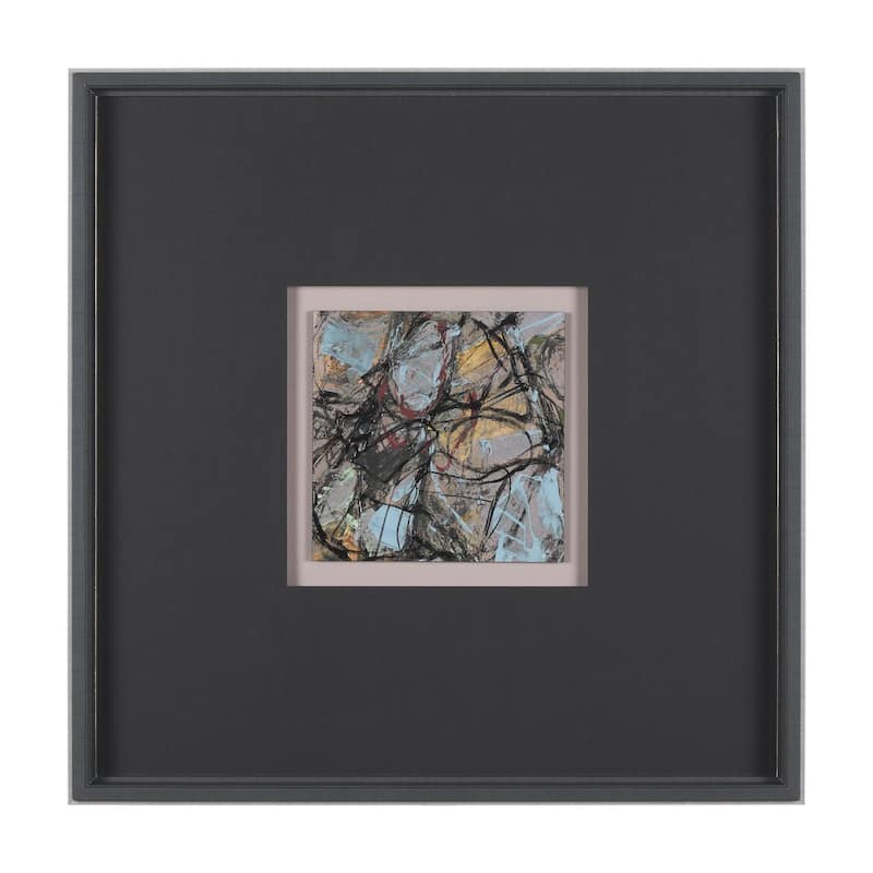 Passtime II by Mercana Studio a Hand Embelished Textured Framed Art Print Matted under Glass