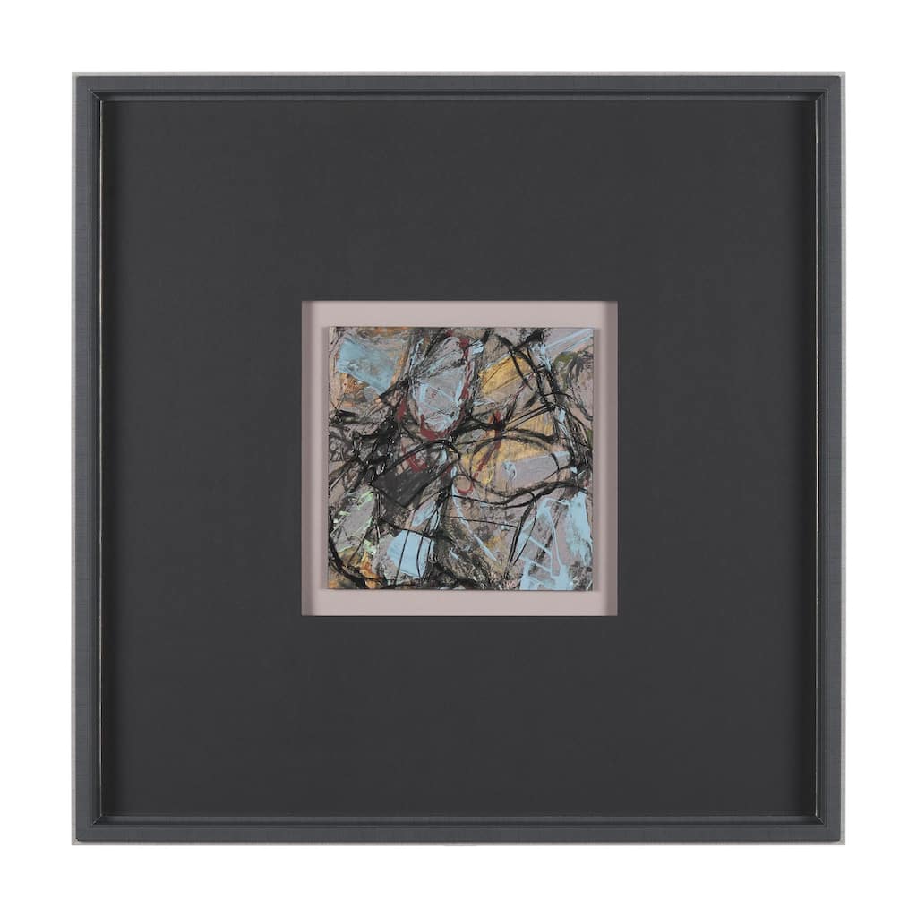Passtime II by Mercana Studio a Hand Embelished Textured Framed Art Print Matted under Glass
