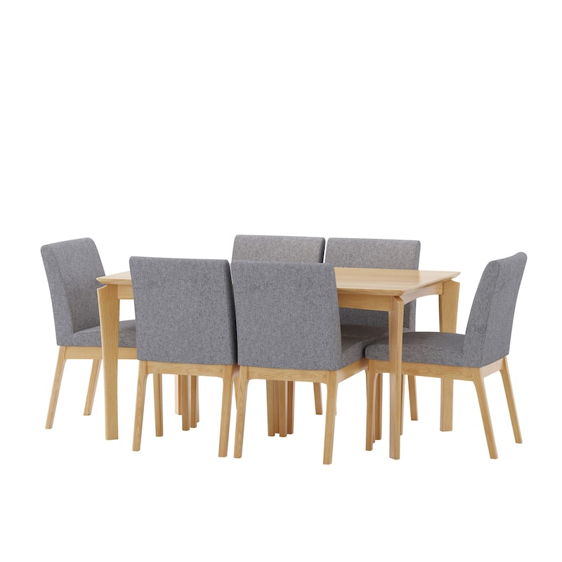Atherton Wood 7 Piece Dining Set by Christopher Knight Home
