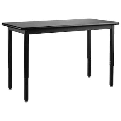 NPS 30 X 60 Steel Height Adjustable Table, High Pressure Laminate Top