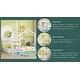 preview thumbnail 3 of 7, Wooden Twin Size House Bed Frame with Roof & Shelf, Twin Montessori Floor Bed for Kids, Solid Wood Slats, No Box Spring Needed