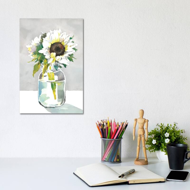iCanvas "Sunflower I" by Theresa Heidel Canvas Print - 12x8x0.75