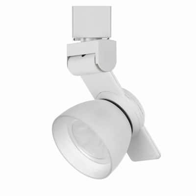 12W Integrated LED Metal Track Fixture with Oval Design Head,White