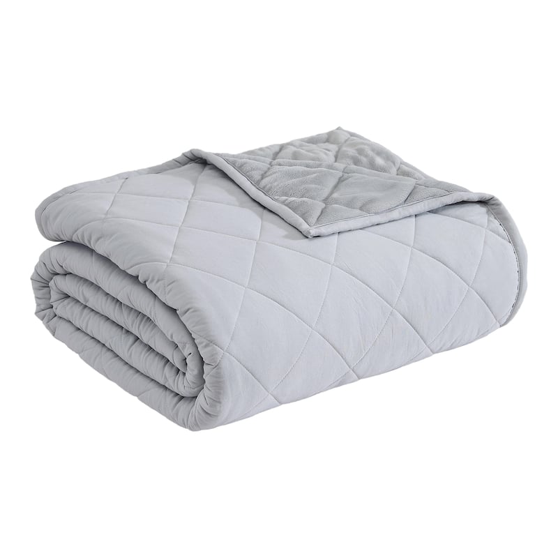 Eddie Bauer Classic Soft Solid Reversible Blanket