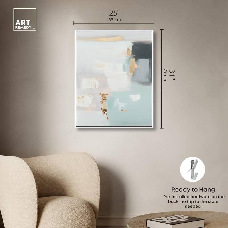 Misty Luxe I Canvas by Art Remedy