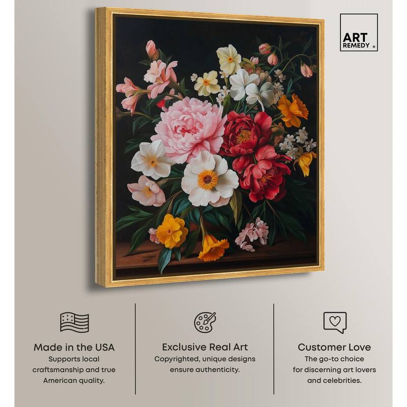 Violet Vignette II Canvas by Art Remedy