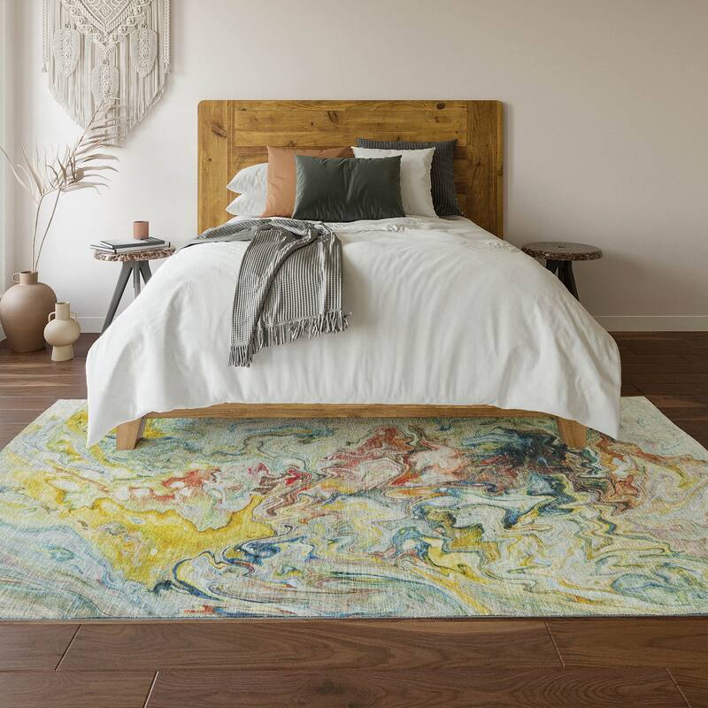 Premium Washable Super Soft Abstract Kyah Mayfield Rug