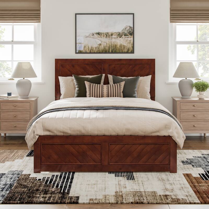 Canyon Foundation Bed Frame with Matching Footboard