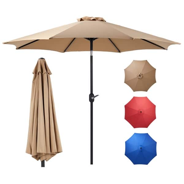 9 Ft. Aluminum Market Crank Tilt Umbrella Patio Umbrella without Base - Bed Bath & Beyond - 42834103 9 Ft. Aluminum Market Crank Tilt Umbrella Patio Umbrella without Base - Bed Bath & Beyond - 42834103