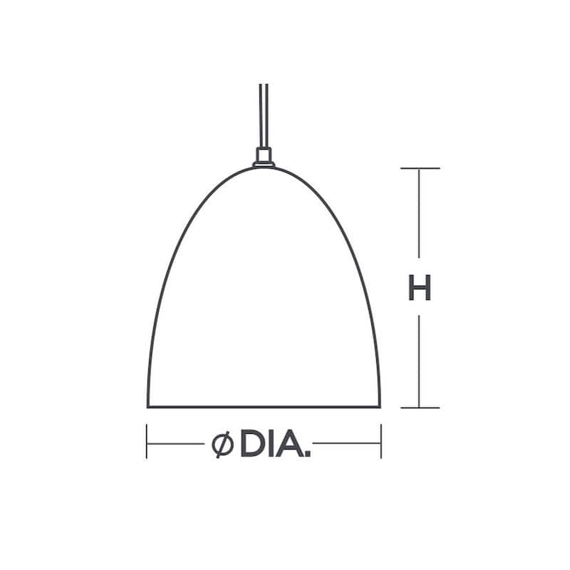 Carbon Loft O'Neill 15.75-inch Silver Pendant, Silver Steel Shade