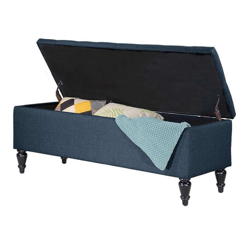 Maypex 45" Fabric Upholstered Tufted Storage Bench