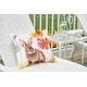 preview thumbnail 4 of 3, Sitting Spring Softies Bunny Indoor/Outdoor 18 x 18 Accent Decorative Accent Throw Pillow