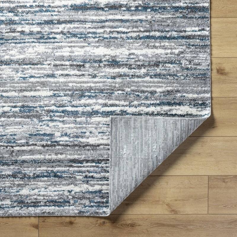Livabliss Transitional Andorra Plus Stripe Area Rug