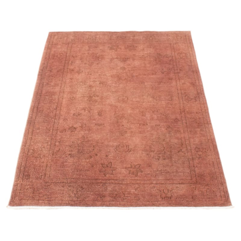 ECARPETGALLERY Hand-knotted Vibrance Brown Wool Rug - 5'1 x 6'9