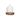 Glass Cloche with Woven Willow Base - 5.4"L x 5.4"W x 5.9"H