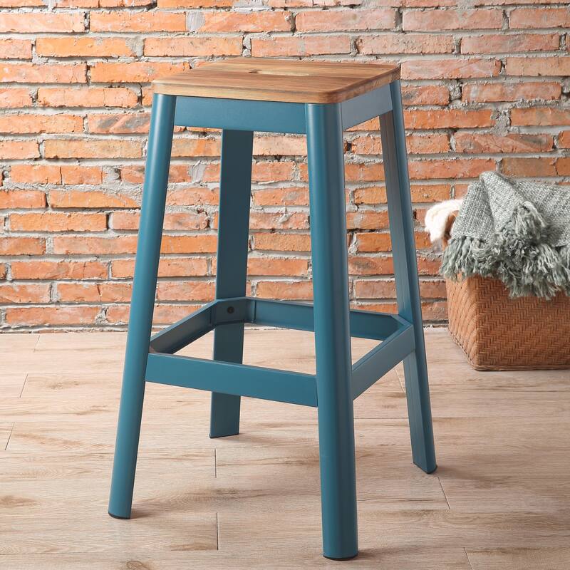 High Quality Armless Bar Stool with Crossbar Support