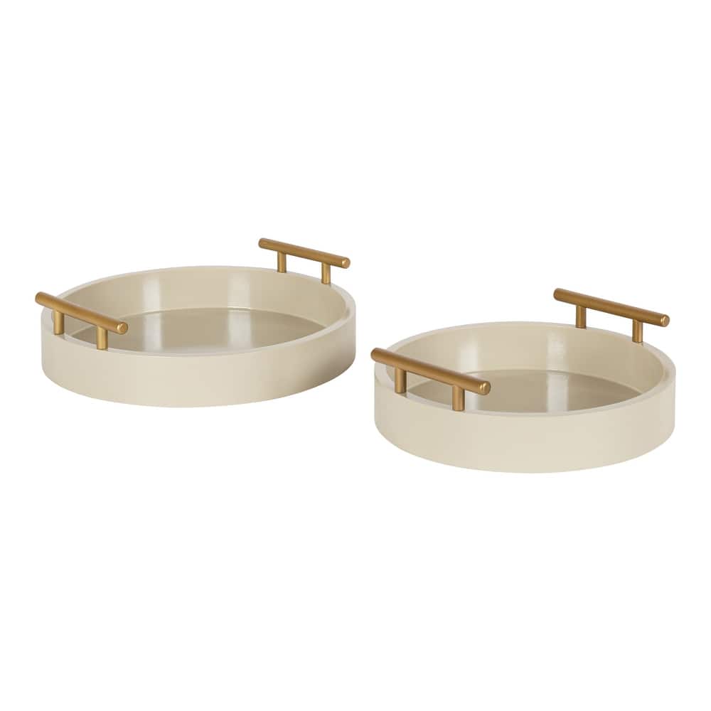 Kate and Laurel Lipton Round Tray Set