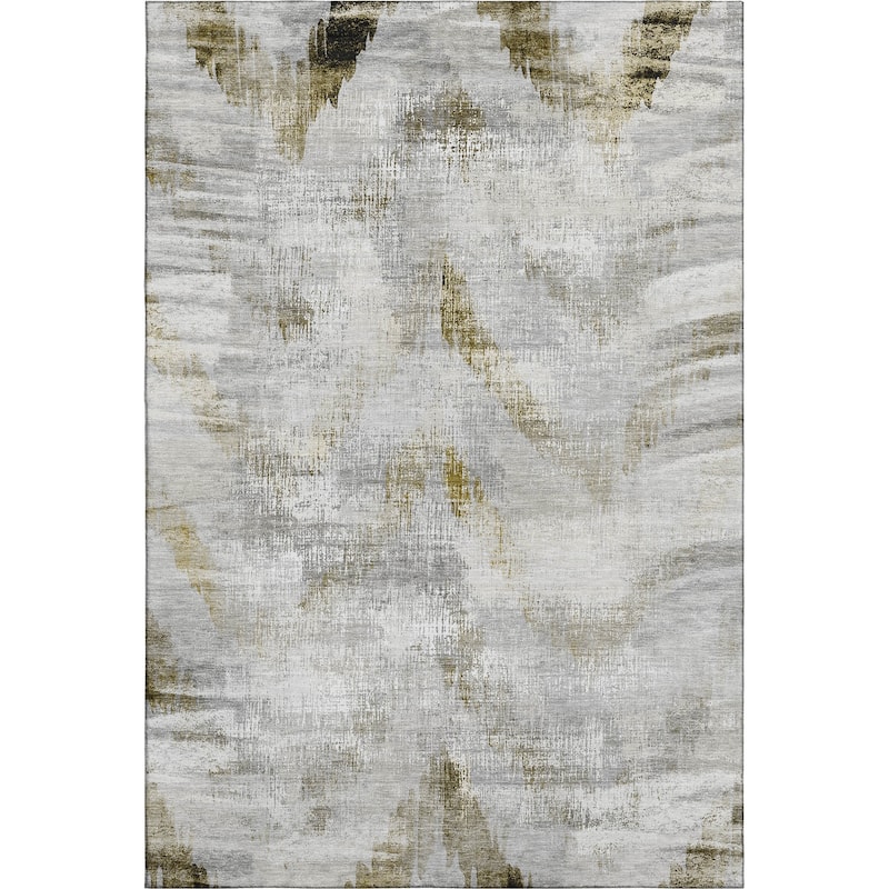 Premium Washable Super Soft Modern Brushstrokes V Mayfield Rug