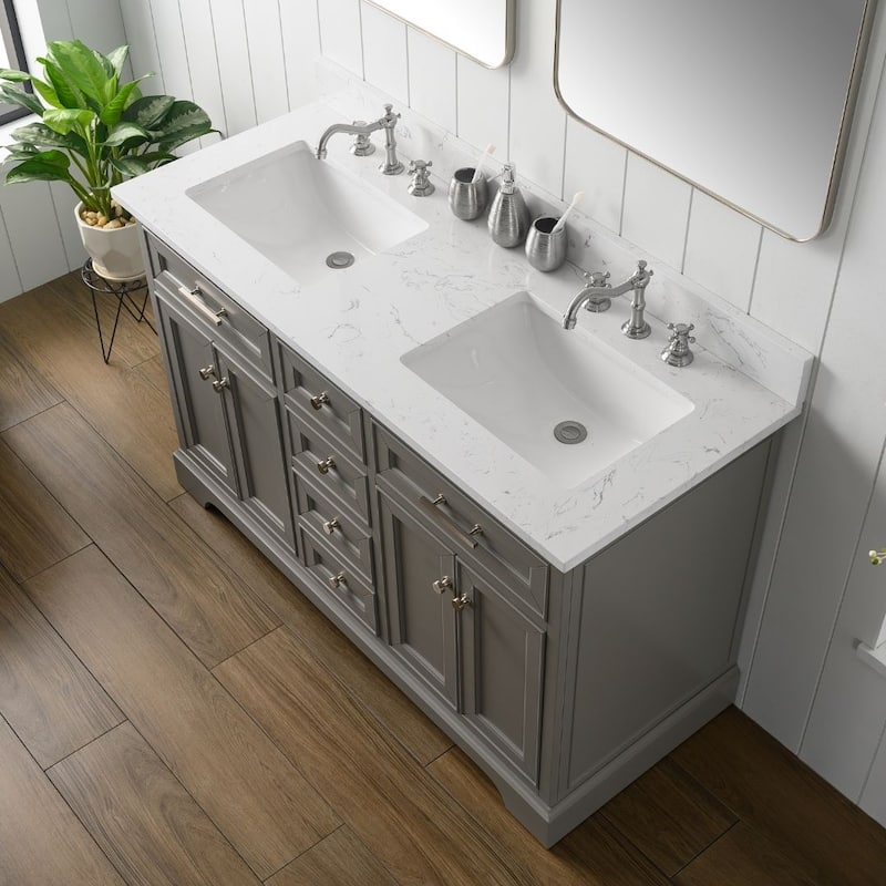 Sudio Design Thompson 54" Double Bathroom Vanity