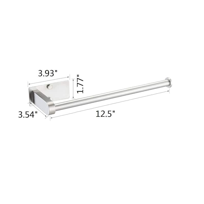 2-Piece Under Cabinet Wall-Mount Paper Towel Holder