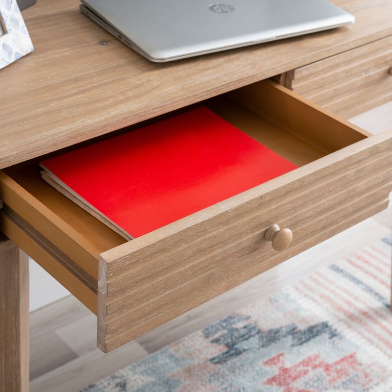 Whitney Wood 2 Drawer Office Desk