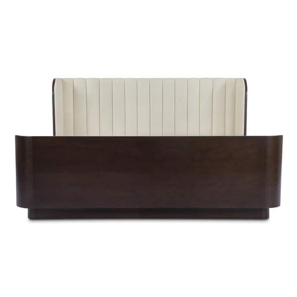 NADAAL STUDIOS Elric Upholstered Sleigh Bed
