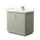 Option Light Green / Giotto Quartz Top / Satin Bronze