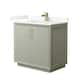 Option Light Green / Giotto Quartz Top / Satin Bronze