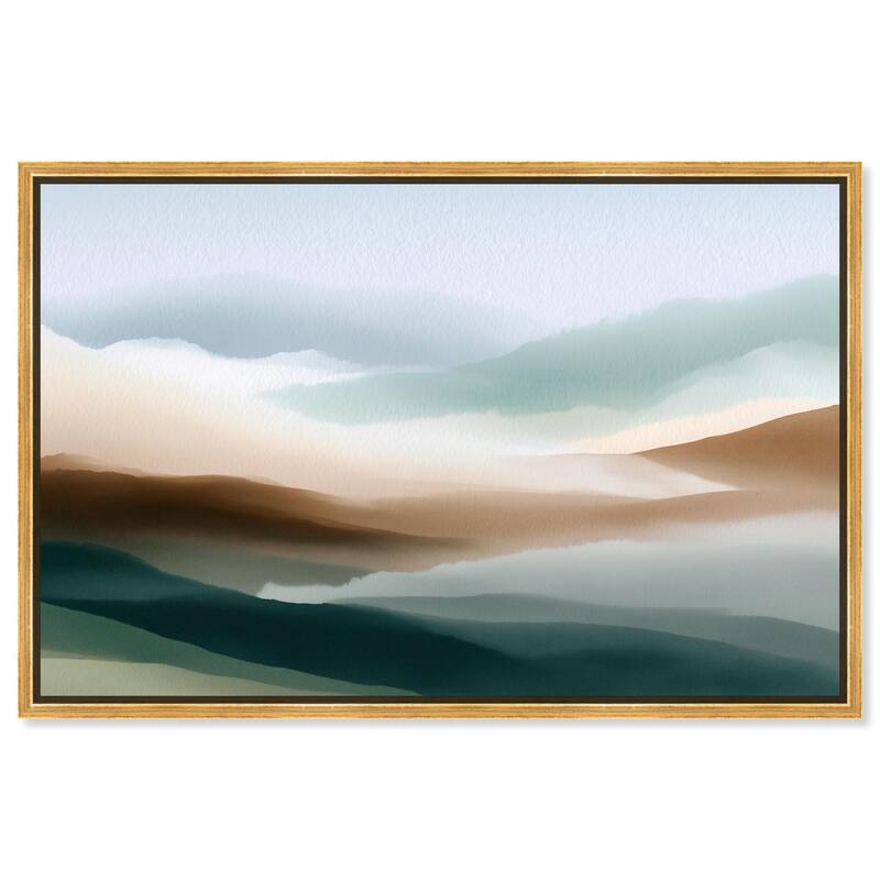 Nuance of the Range I Canvas by Art Remedy - 24" x 16" - Gold
