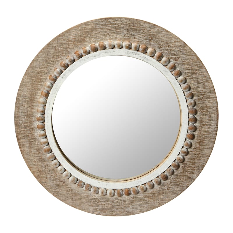 Wood Framed Wall Mirror