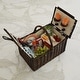 preview thumbnail 2 of 5, Picnic at Ascot - Willow Picnic Basket for Two