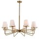 preview thumbnail 2 of 7, Uttermost 21382 Lassen 8 Light 36" Wide Chandelier