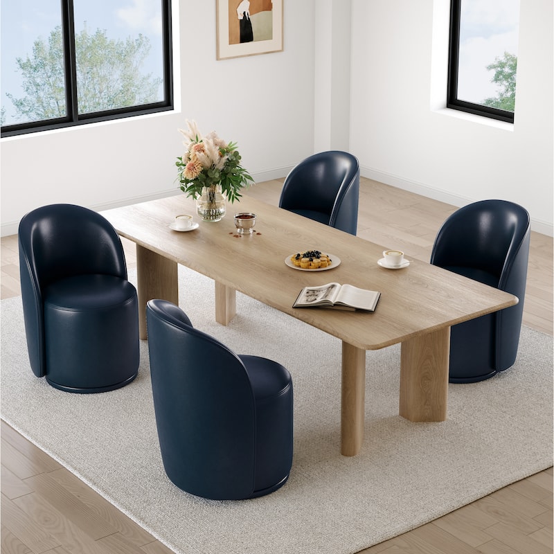 23.5" Wide Swivel Side Chair for Dining Room, Living Room