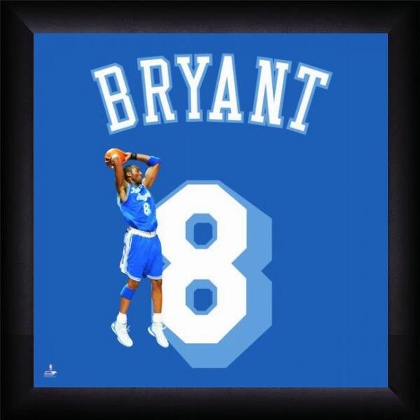 Shop Kobe Bryant Framed 20x20 Los Angeles Lakers Blue 8 Jersey Photo Overstock 30780641