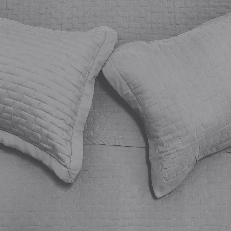 Jennifer Adams Eternal Collection Madison Sham - Standard - Graphite