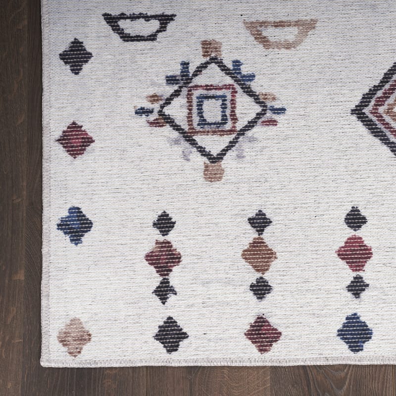 Power Loomed Geometric Modern Area Rug - 72' X '48' X '0.28