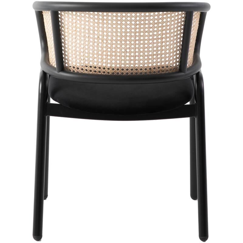 LeisureMod 7-pc Dining Set Ravenna Table and 6 Ervilla Chairs