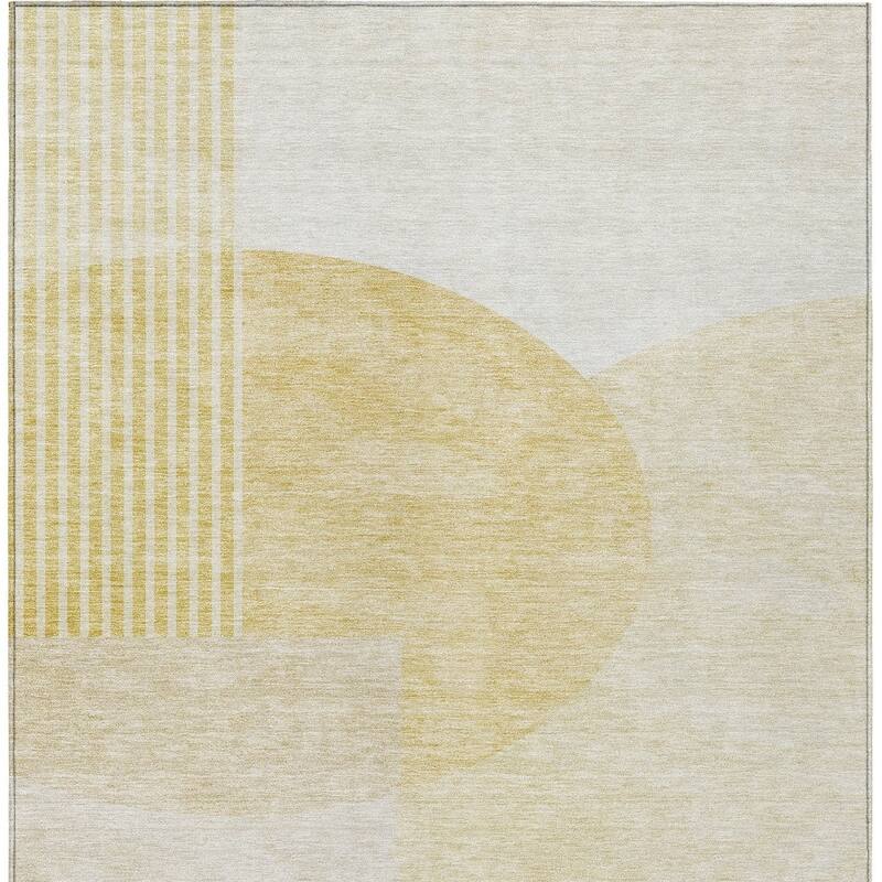 HomeRoots Geometric Transitional Rectangle Outdoor Rug